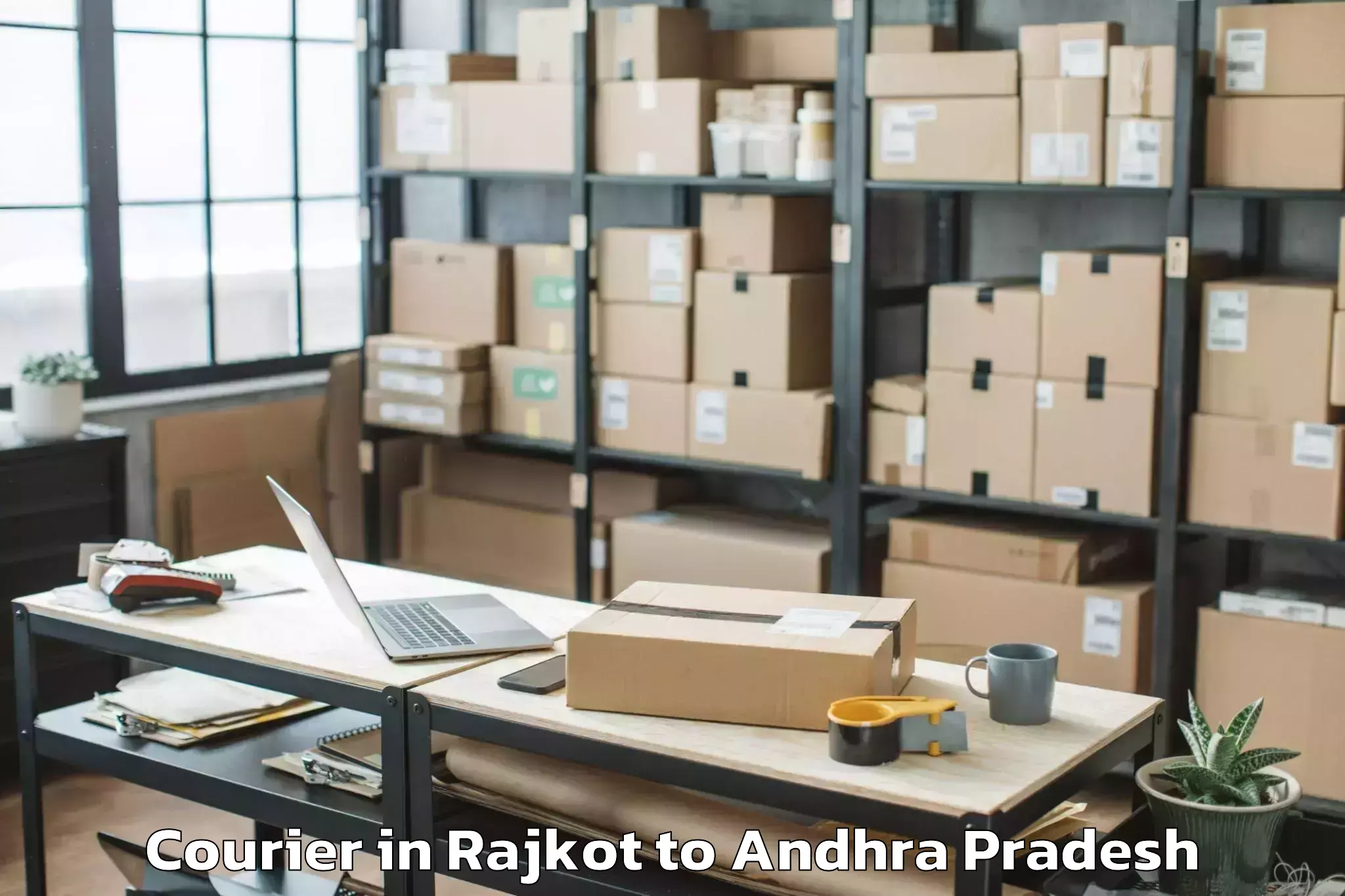 Book Rajkot to Mylavaram Courier Online